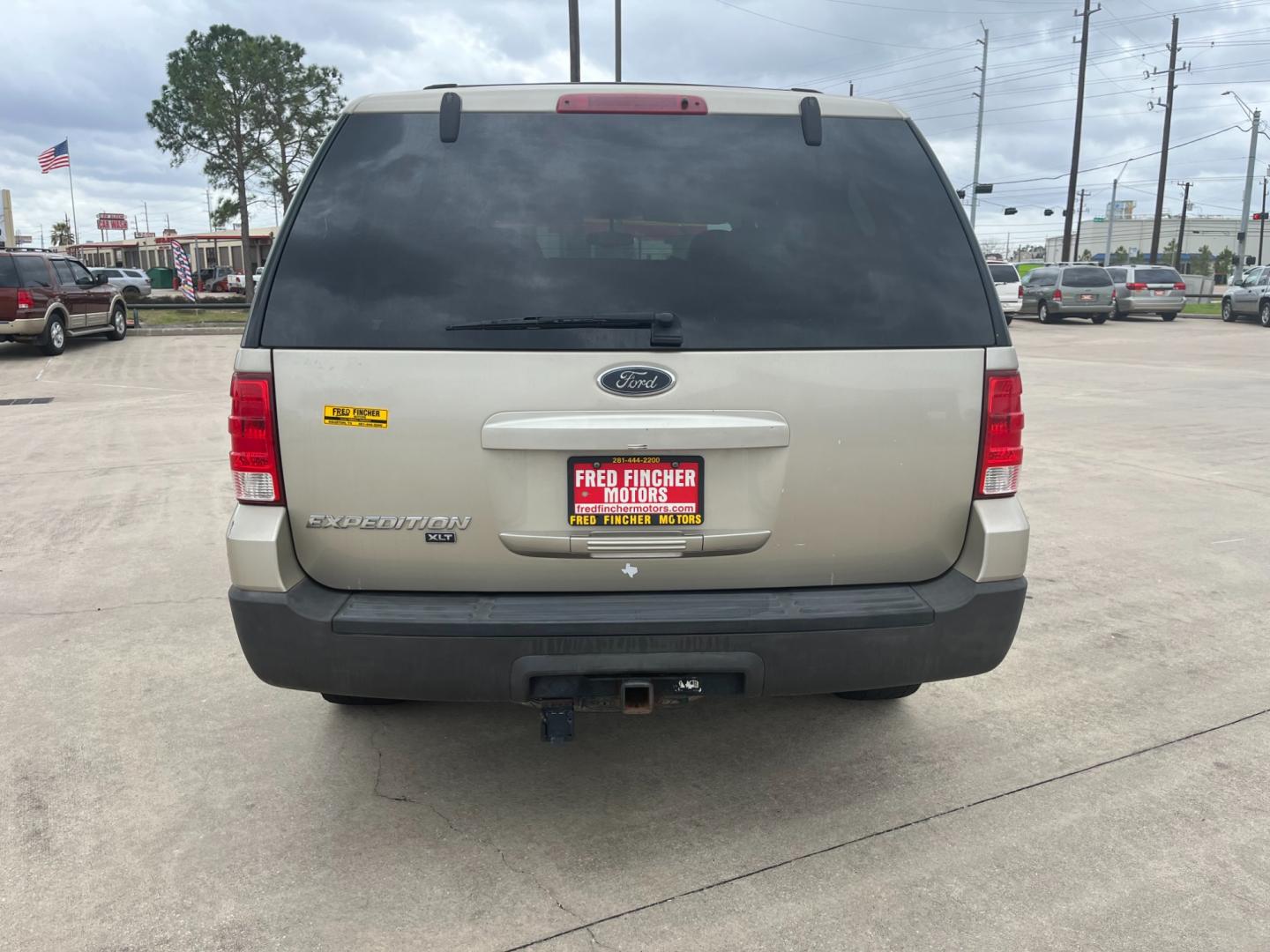 2004 GOLD /TAN Ford Expedition XLT 4.6L 2WD (1FMRU15W54L) with an 4.6L V8 SOHC 16V engine, 4-Speed Automatic Overdrive transmission, located at 14700 Tomball Parkway 249, Houston, TX, 77086, (281) 444-2200, 29.928619, -95.504074 - Photo#5